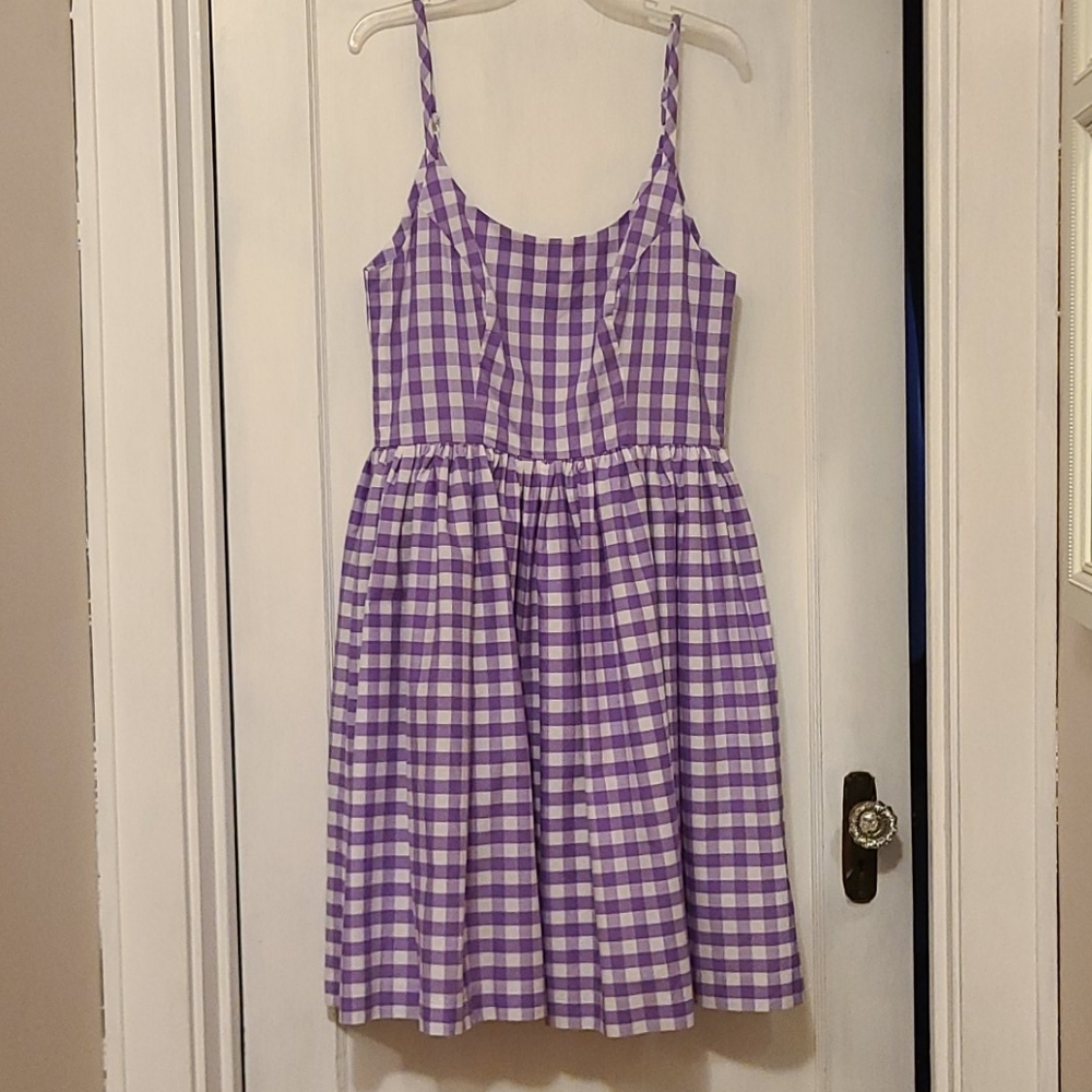 Hearts and Found Lavender Gingham Penelope